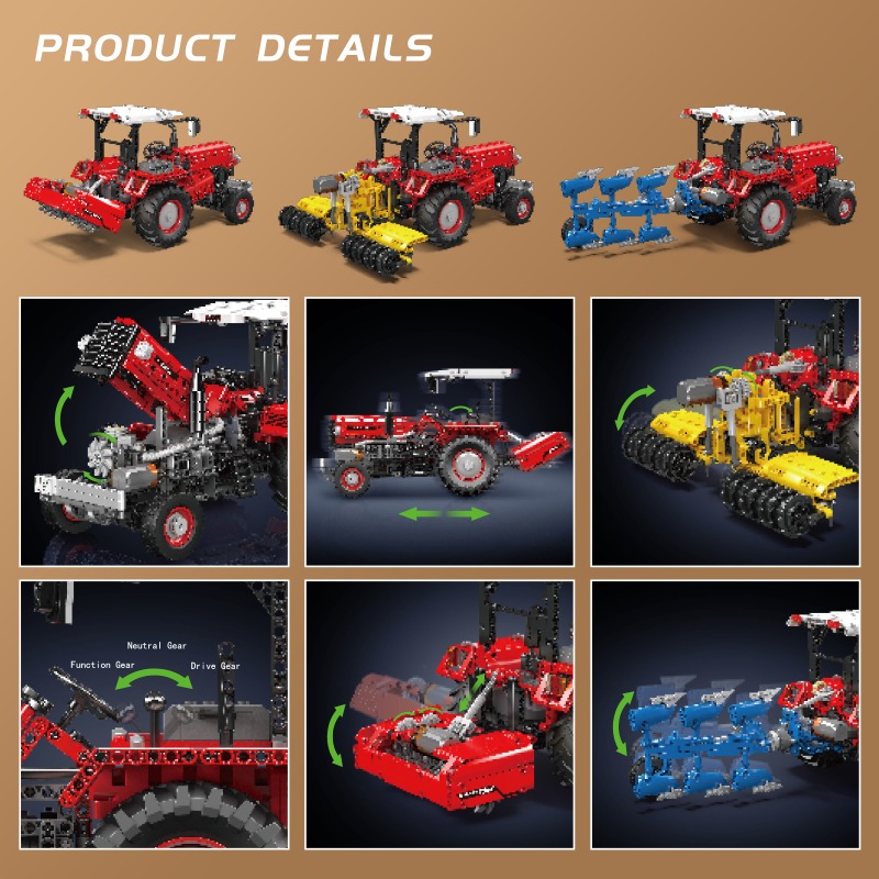 Mould King 17064 1857pcs Agric - Is Farming Under Agriculture recension och pris