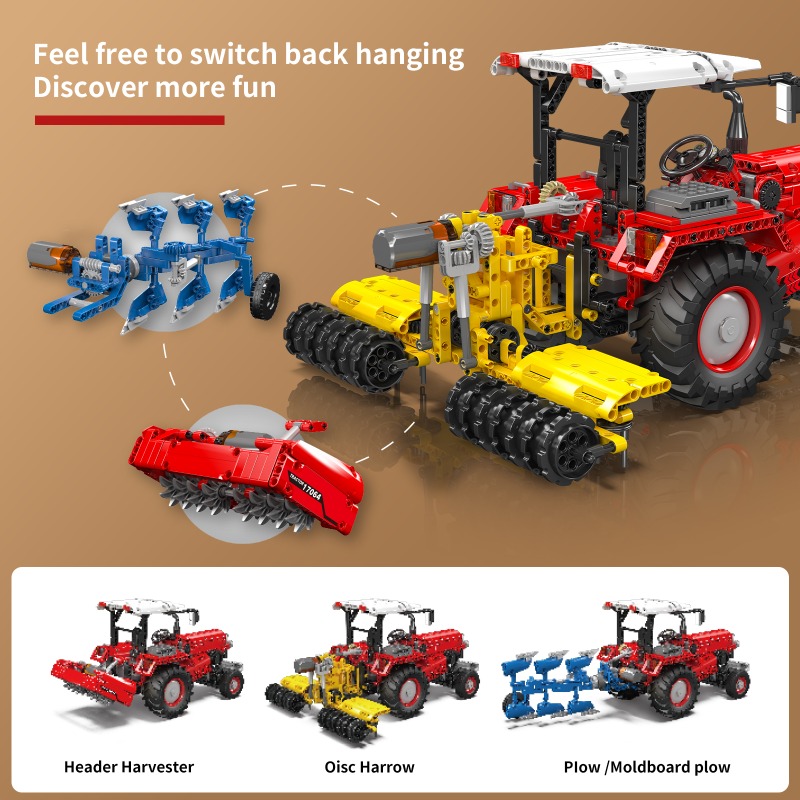 Mould King 17064 1857pcs Agric - Is Farming Under Agriculture recension och pris