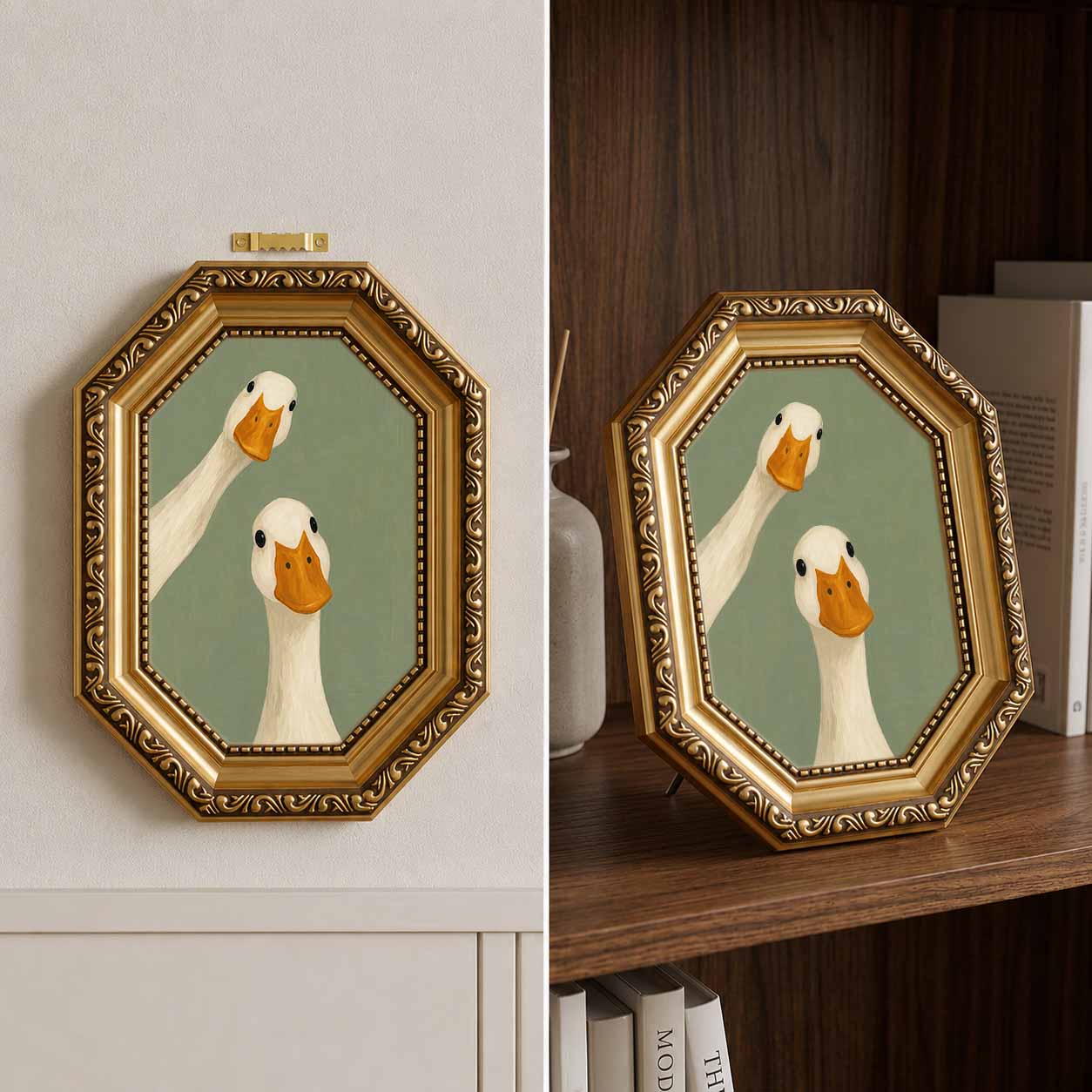 Octagonal Vintage Gold Framed  - Agriculture Vertical Farming recension och pris