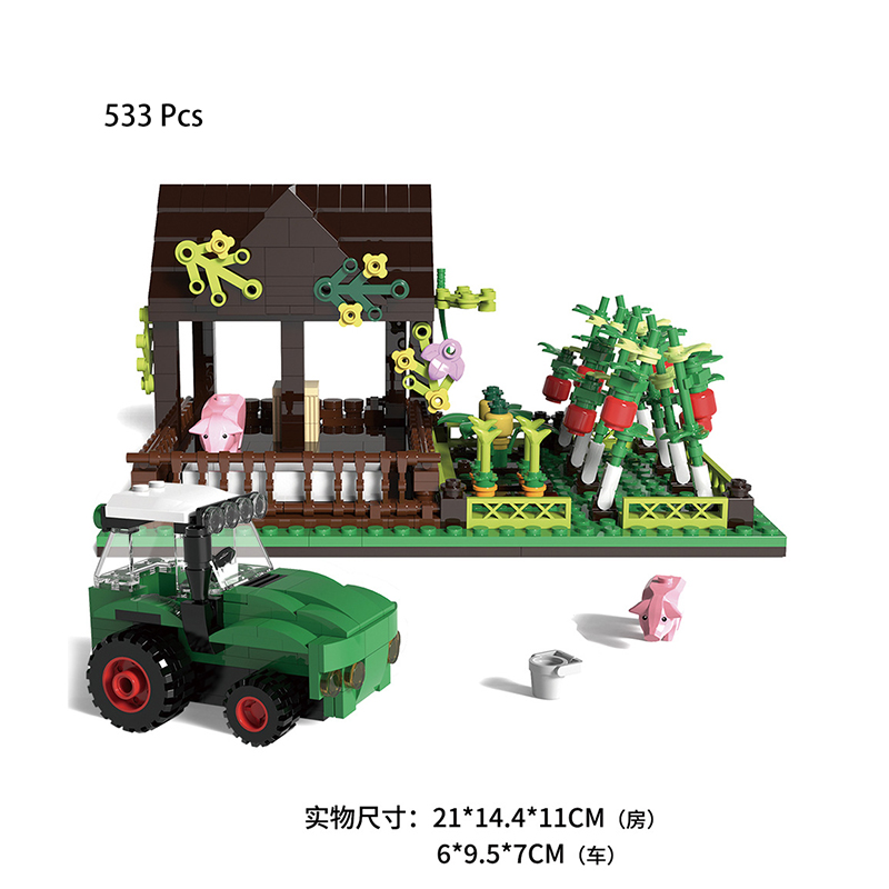Happy Ranch MOC Building Block - Is Farming Under Agriculture recension och pris