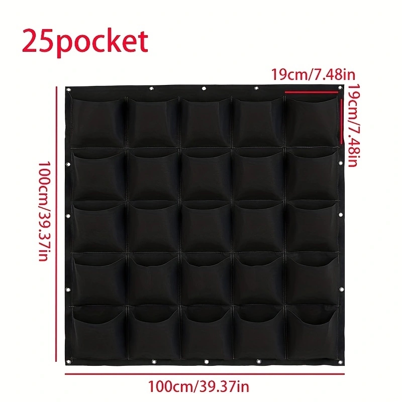 Multi-pocket Planting Bag Felt - Agriculture Vertical Farming recension och pris