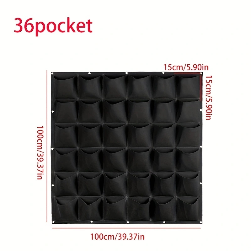 Multi-pocket Planting Bag Felt - Agriculture Vertical Farming recension och pris