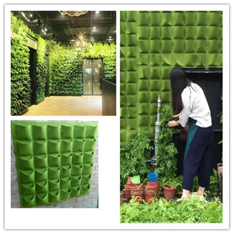 NEW Wall Hanging Pockets Plant - Agriculture Vertical Farming recension och pris